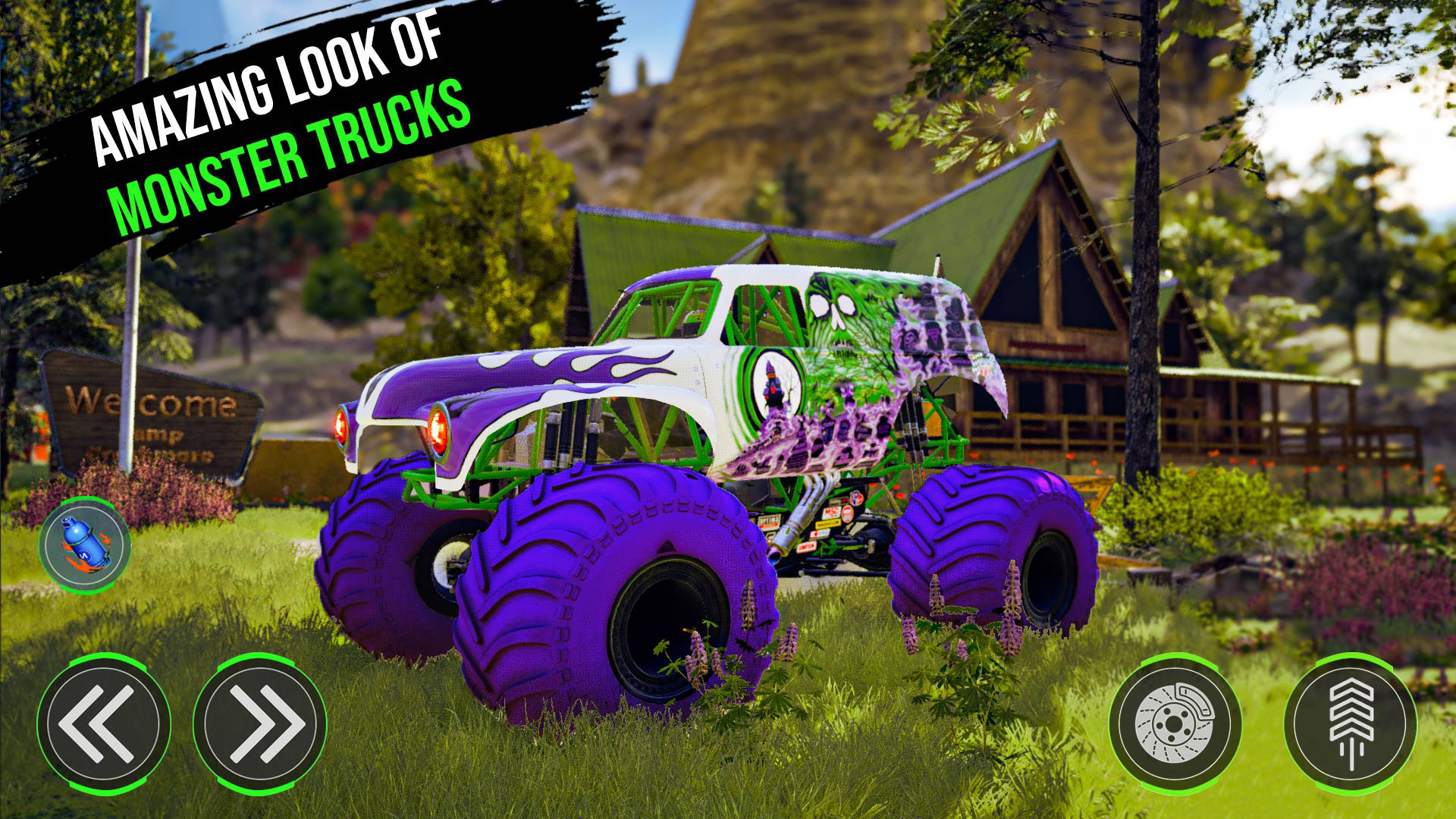 اسکرین شات 2 برنامه Real Monster Truck Crash Derby