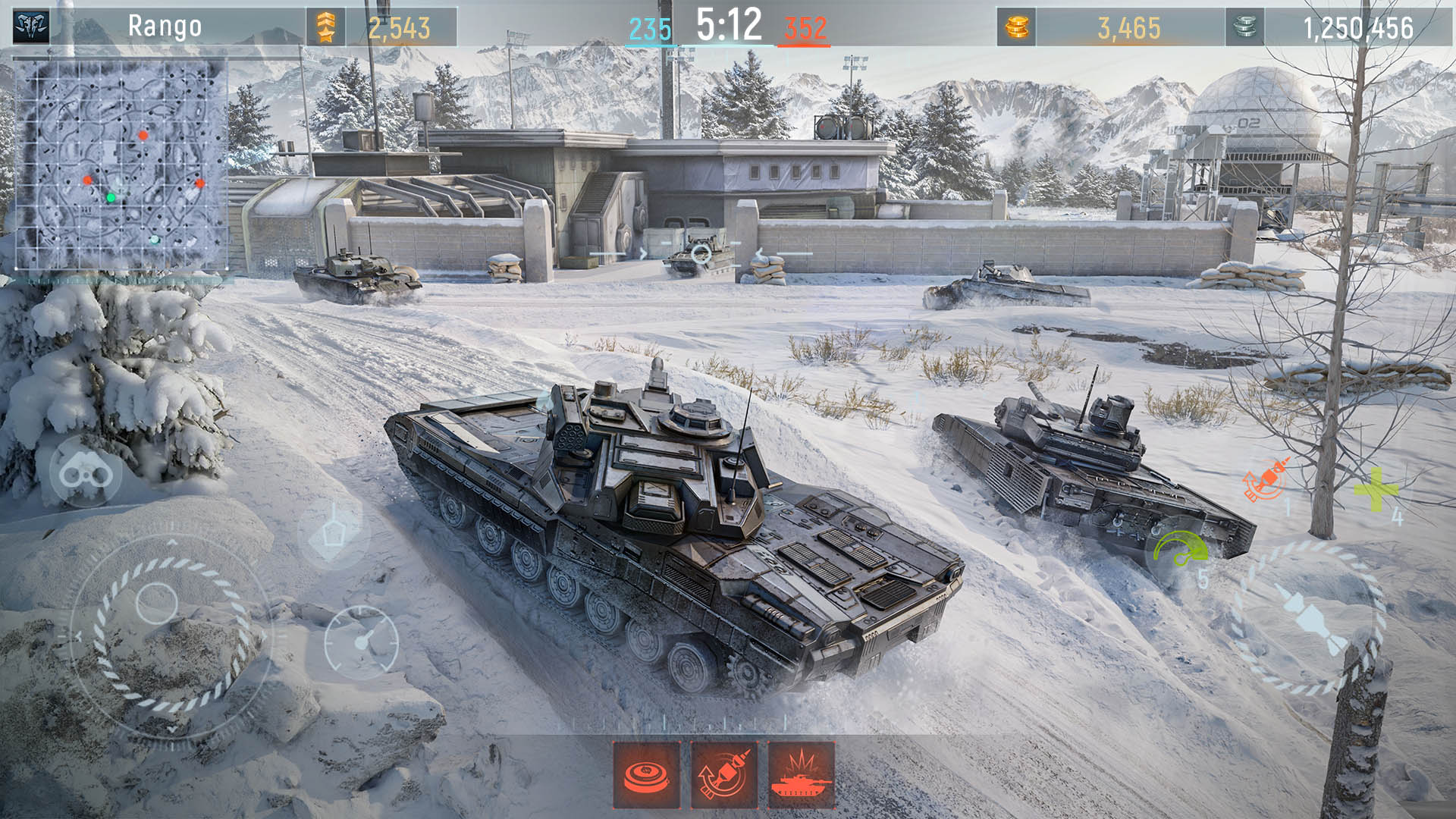 اسکرین شات 1 بازی Modern Tanks: jeux de guerre