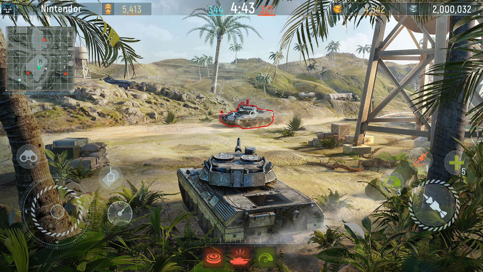 اسکرین شات 4 بازی Modern Tanks: jeux de guerre