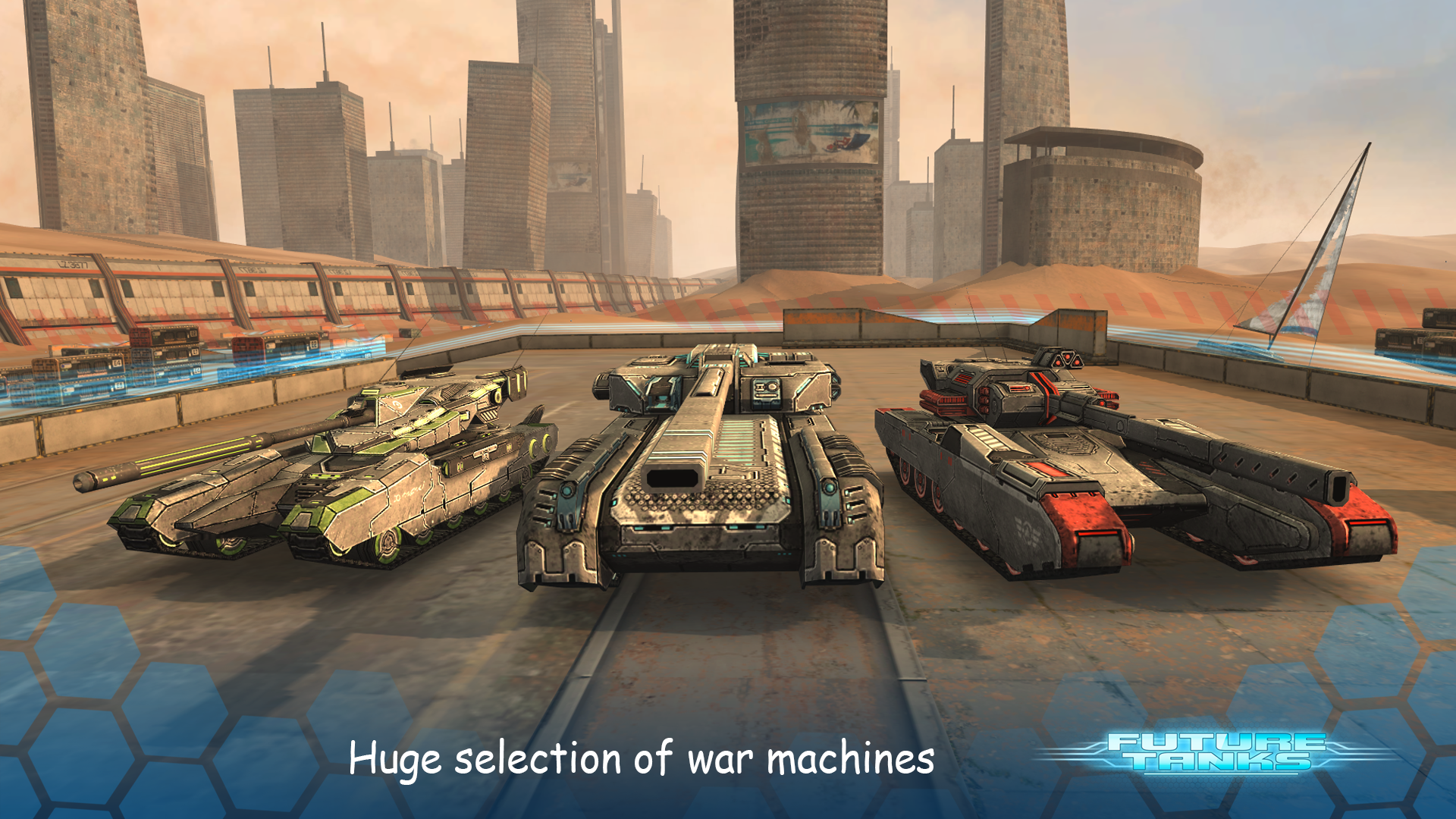 اسکرین شات 2 بازی Future Tanks: War Tank Game