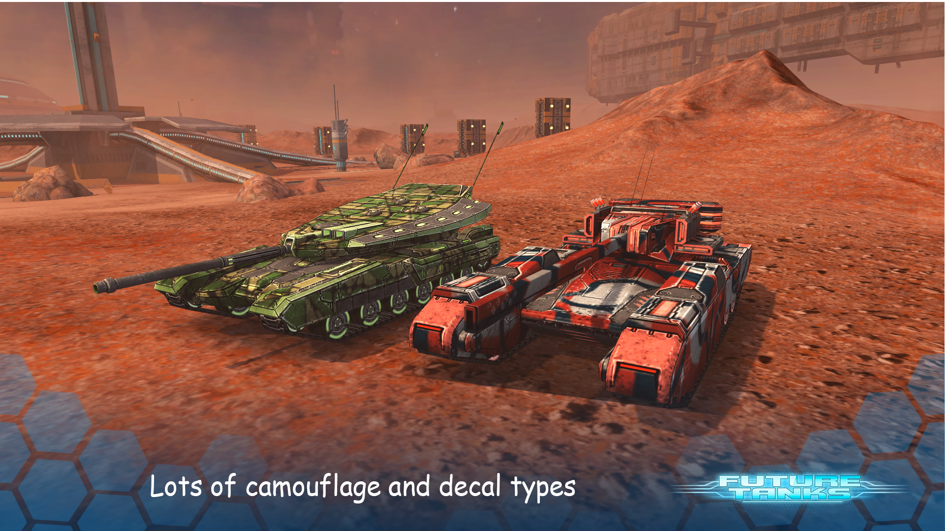 اسکرین شات 3 بازی Future Tanks: War Tank Game