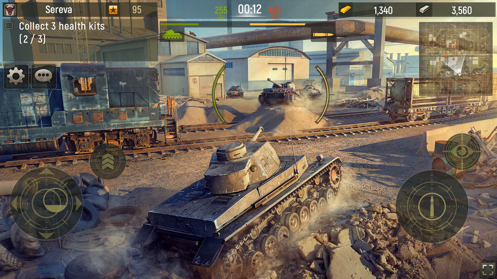 اسکرین شات 2 بازی Grand Tanks：Panzer War 3d wwii
