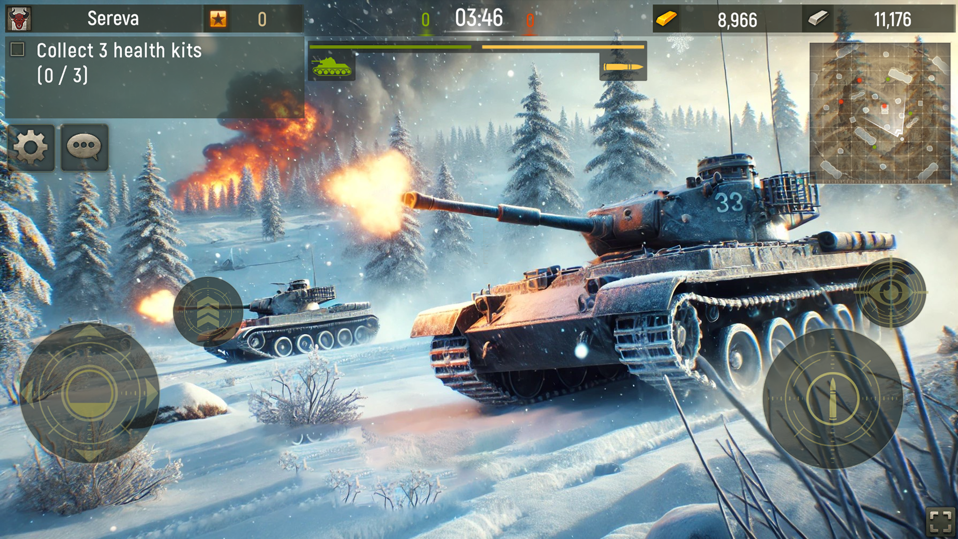 اسکرین شات 3 بازی Grand Tanks:Panzer War Tanks