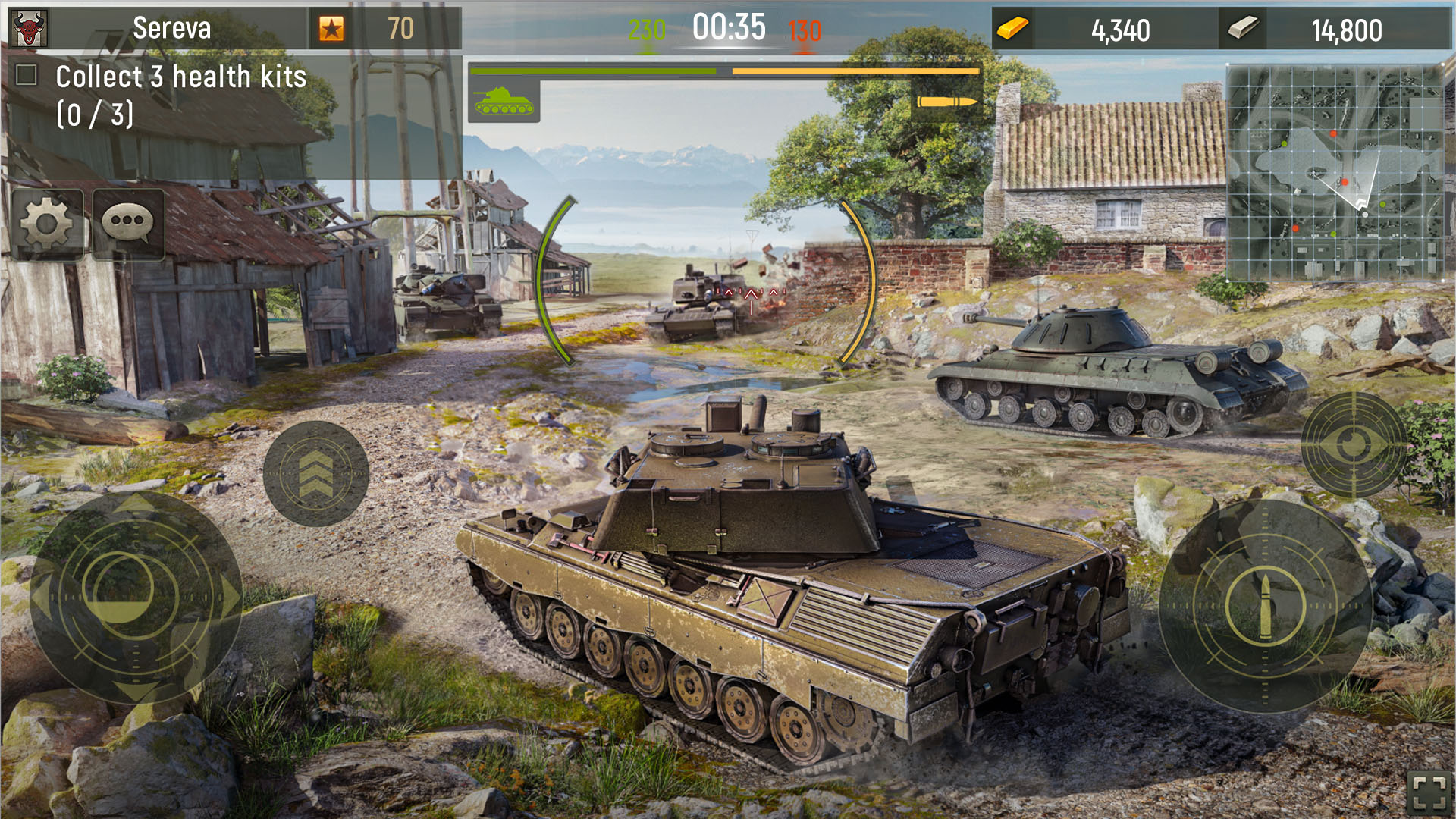 اسکرین شات 1 بازی Grand Tanks：Panzer War 3d wwii
