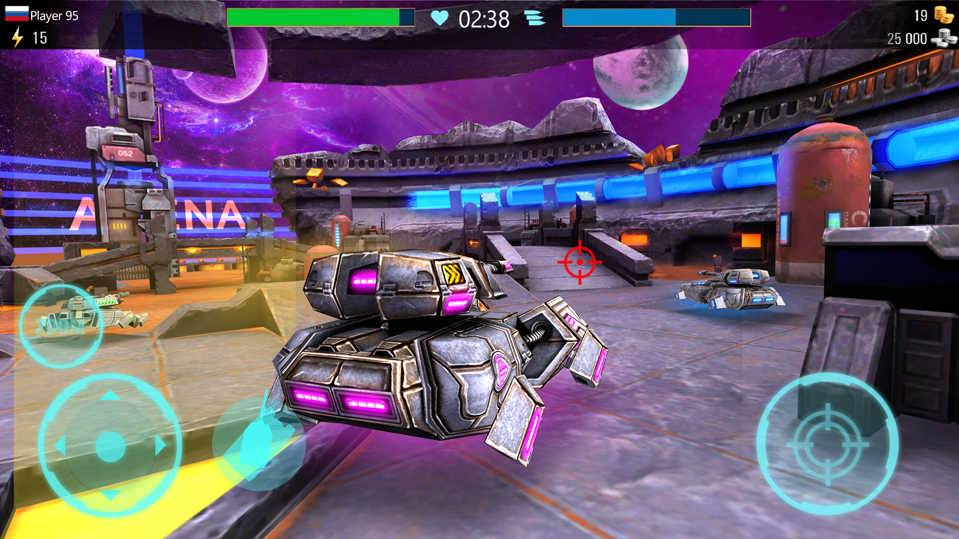 اسکرین شات 3 بازی Iron Tanks: War Games Online