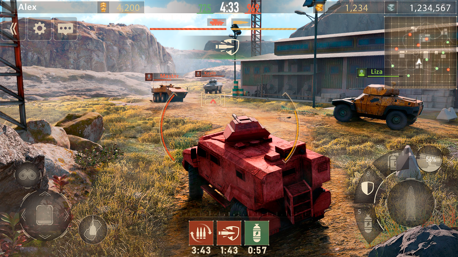 اسکرین شات 3 بازی Metal Force: Shooter Machines