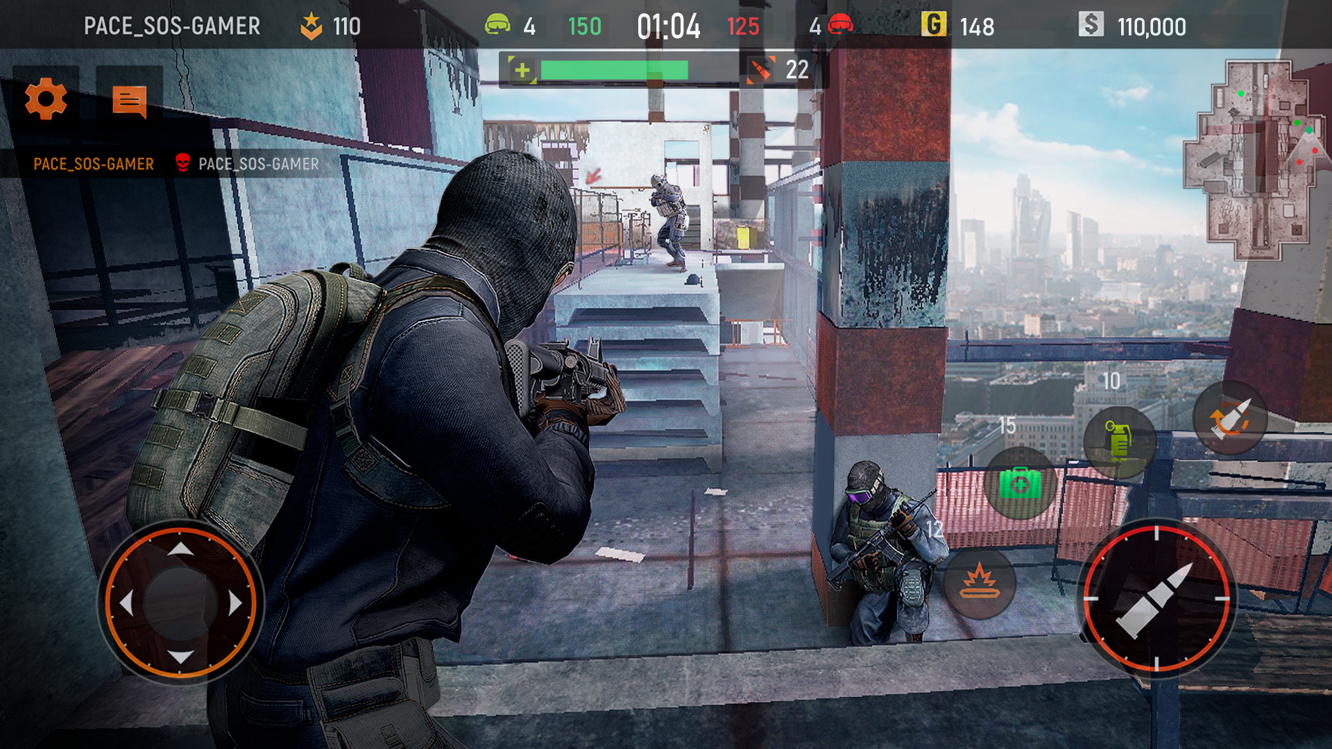 اسکرین شات 4 بازی striker zone mobile