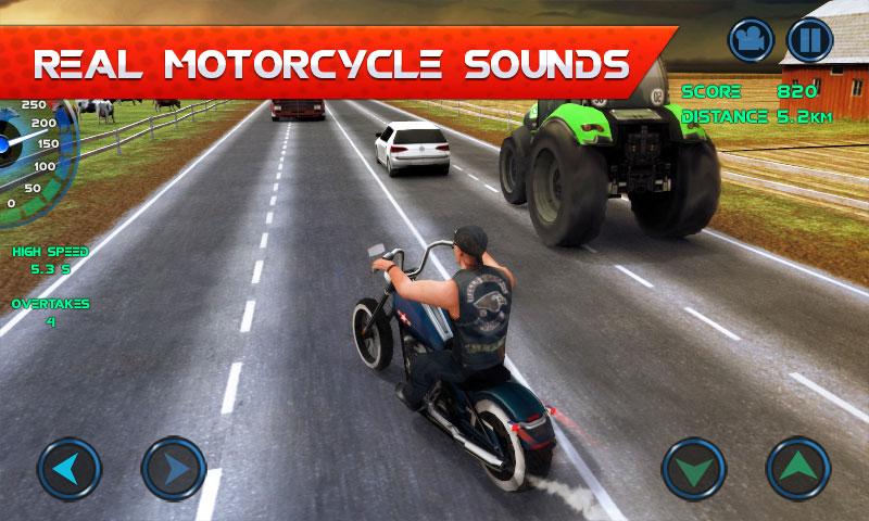 اسکرین شات 2 بازی Moto Traffic Race