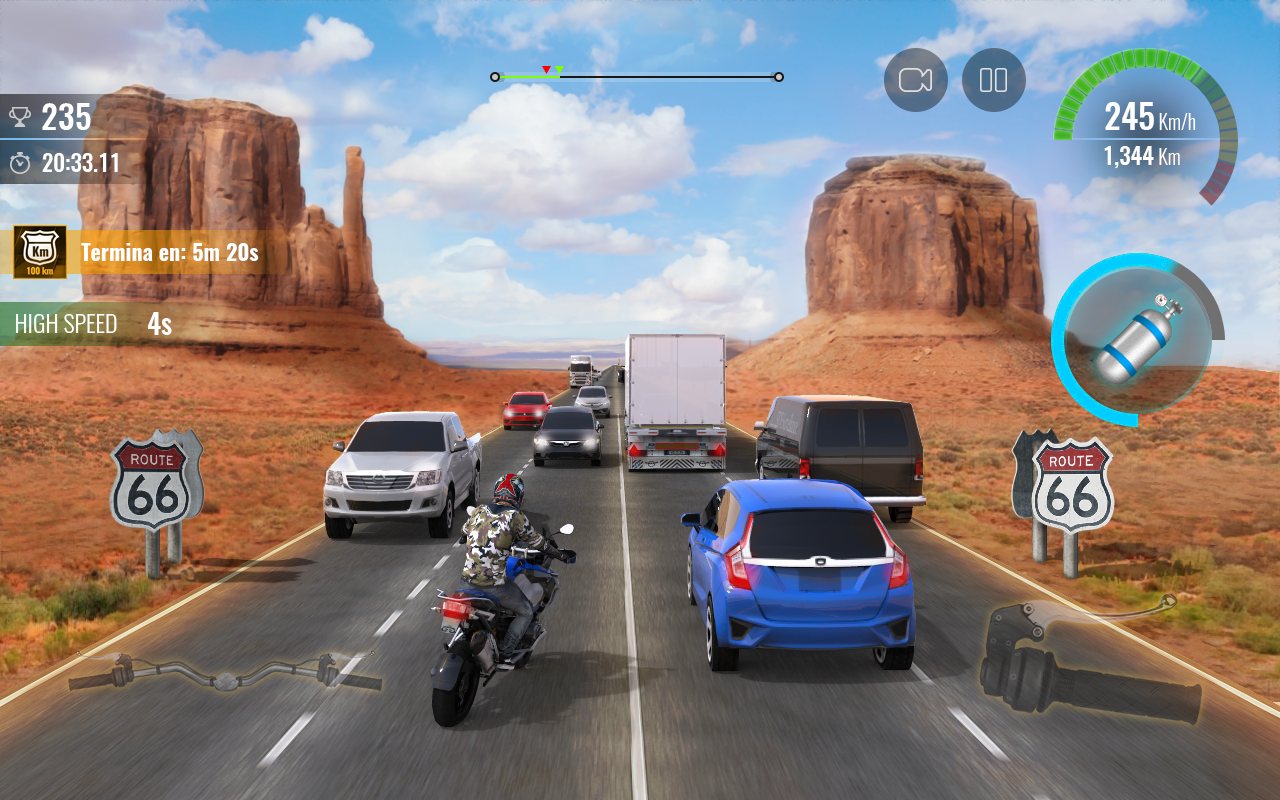 اسکرین شات 5 بازی Moto Traffic Race 2