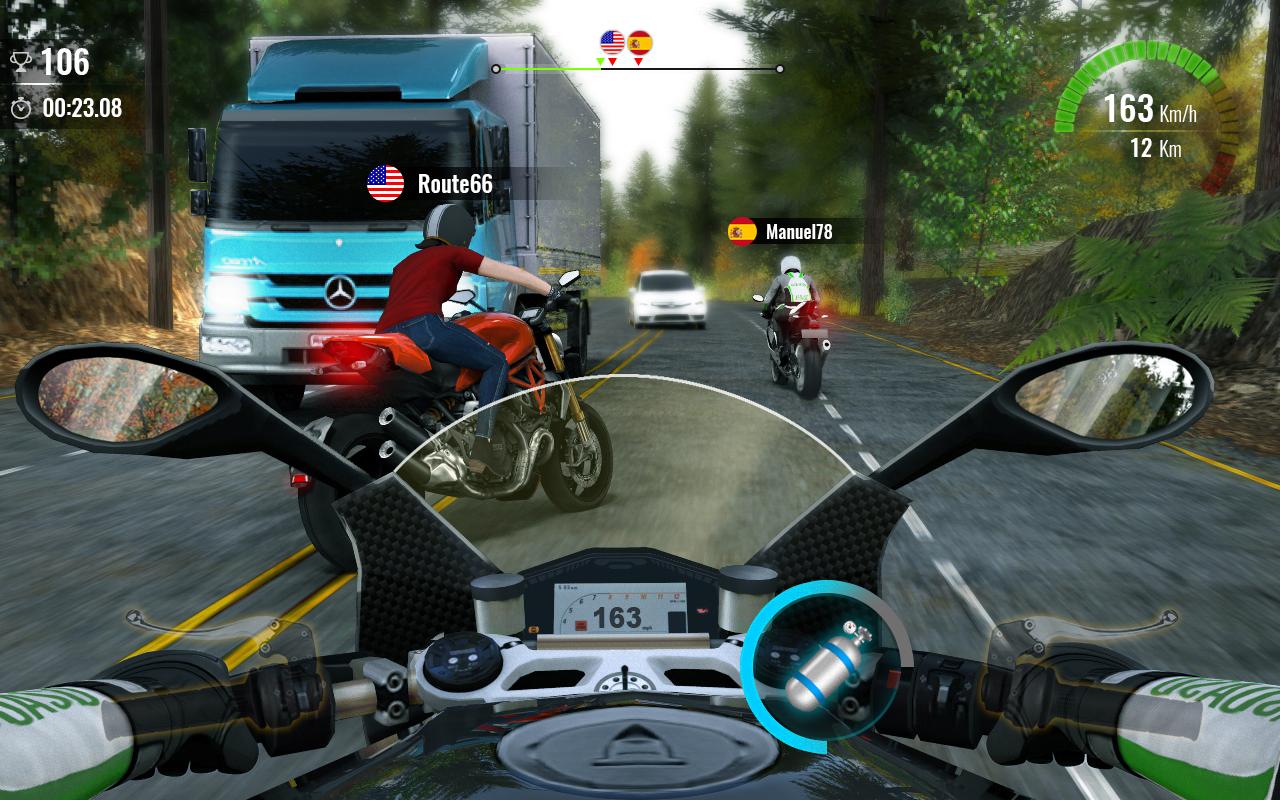 اسکرین شات 1 بازی Moto Traffic Race 2