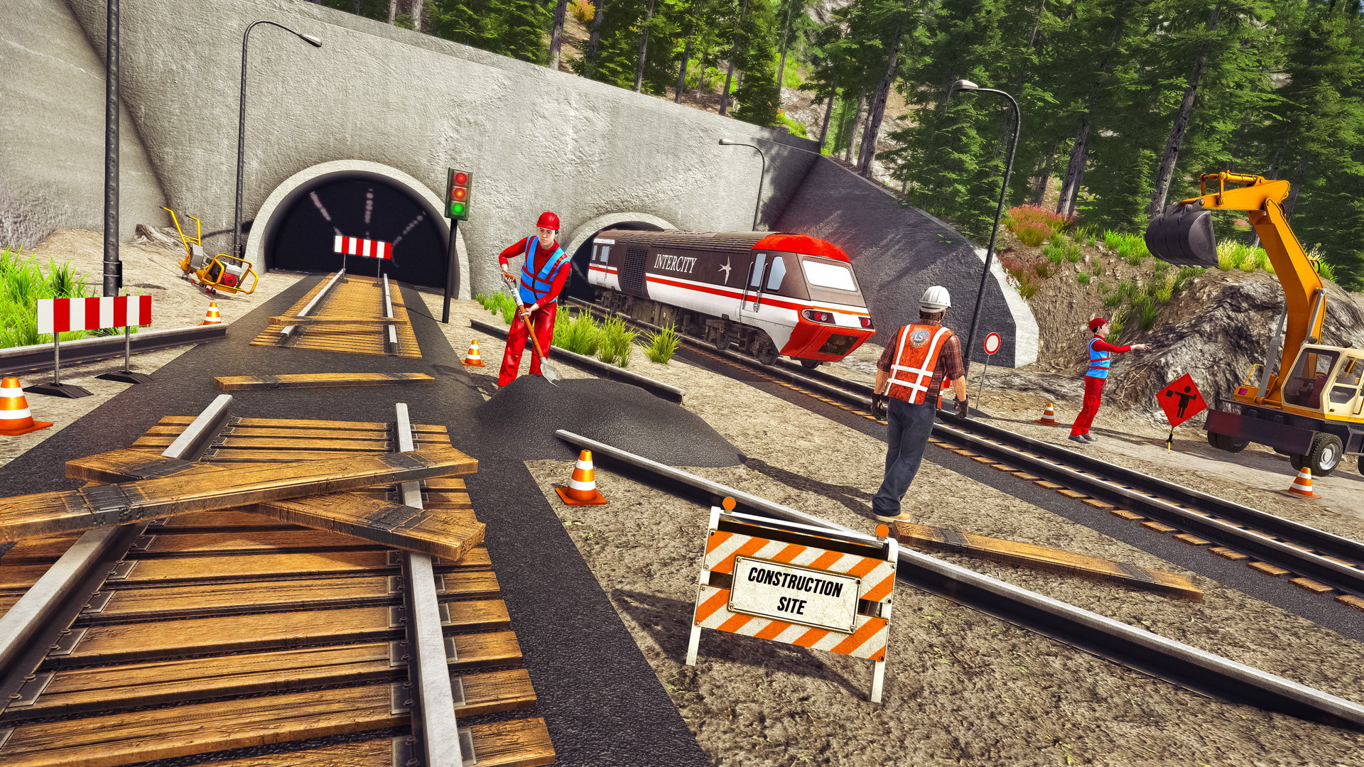 اسکرین شات 3 بازی Railway City Construction Game