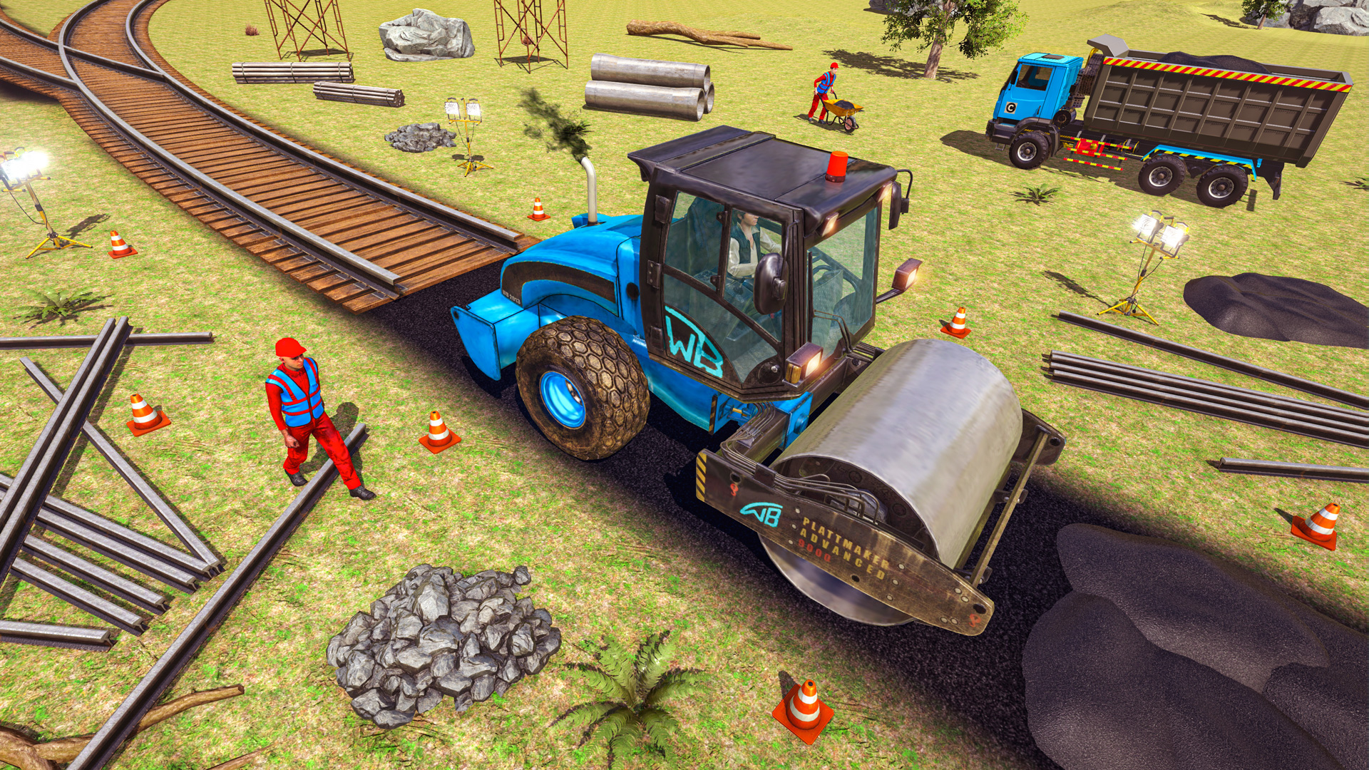 اسکرین شات 2 بازی Railway City Construction Game