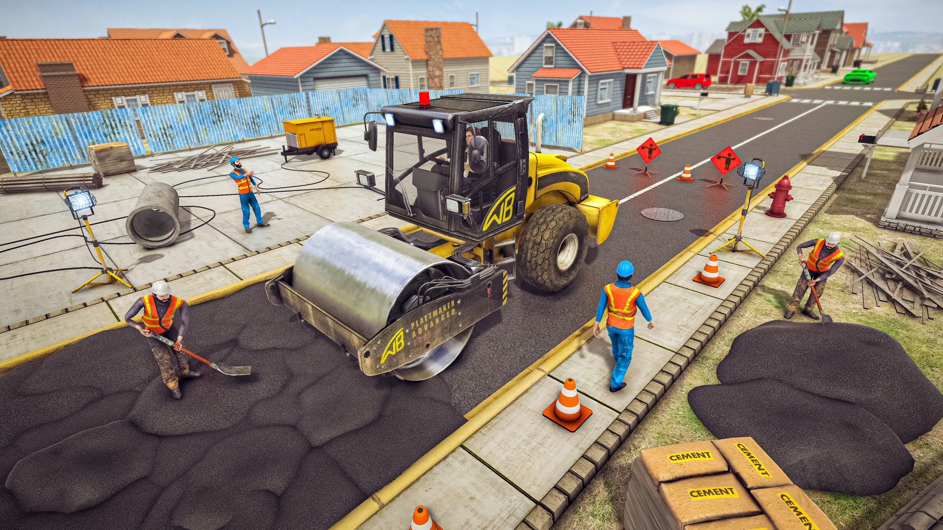 اسکرین شات 1 برنامه Mega City Construction Games