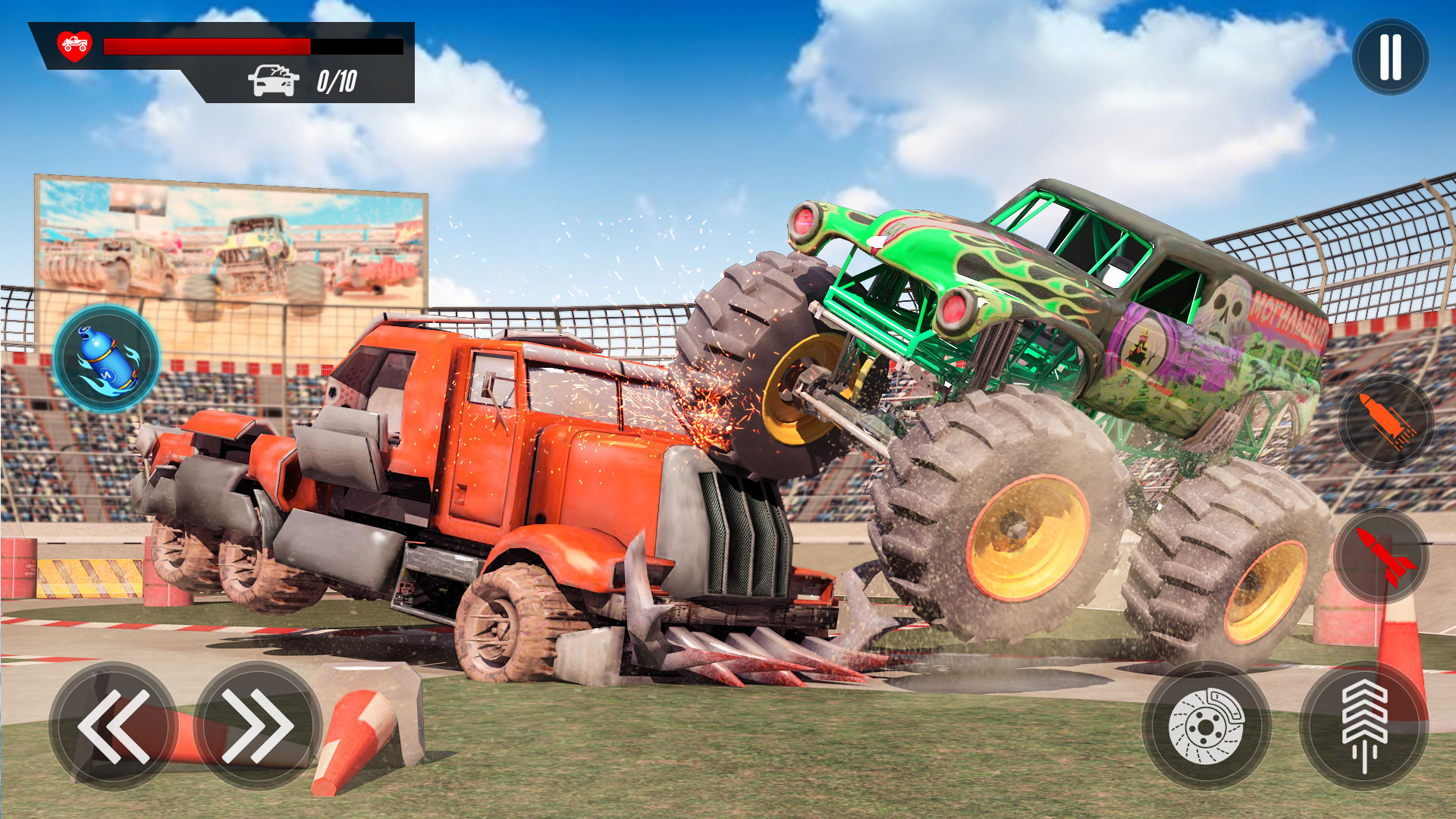 اسکرین شات 3 بازی Monster Truck Jam Games 2022