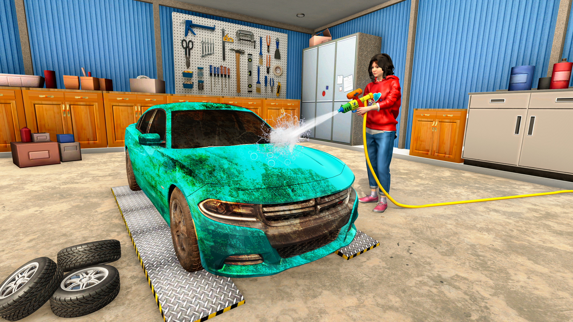 اسکرین شات 4 بازی Power Washing Simulator 3D Car