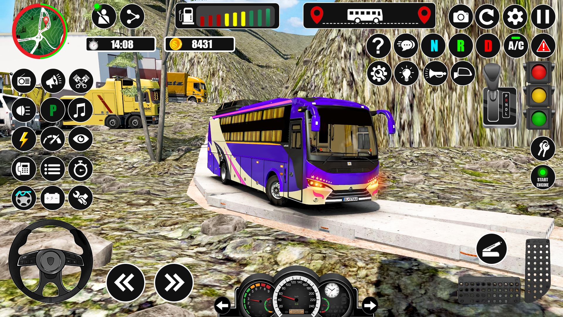 اسکرین شات 4 بازی Offroad Coach Bus Simulator 3D