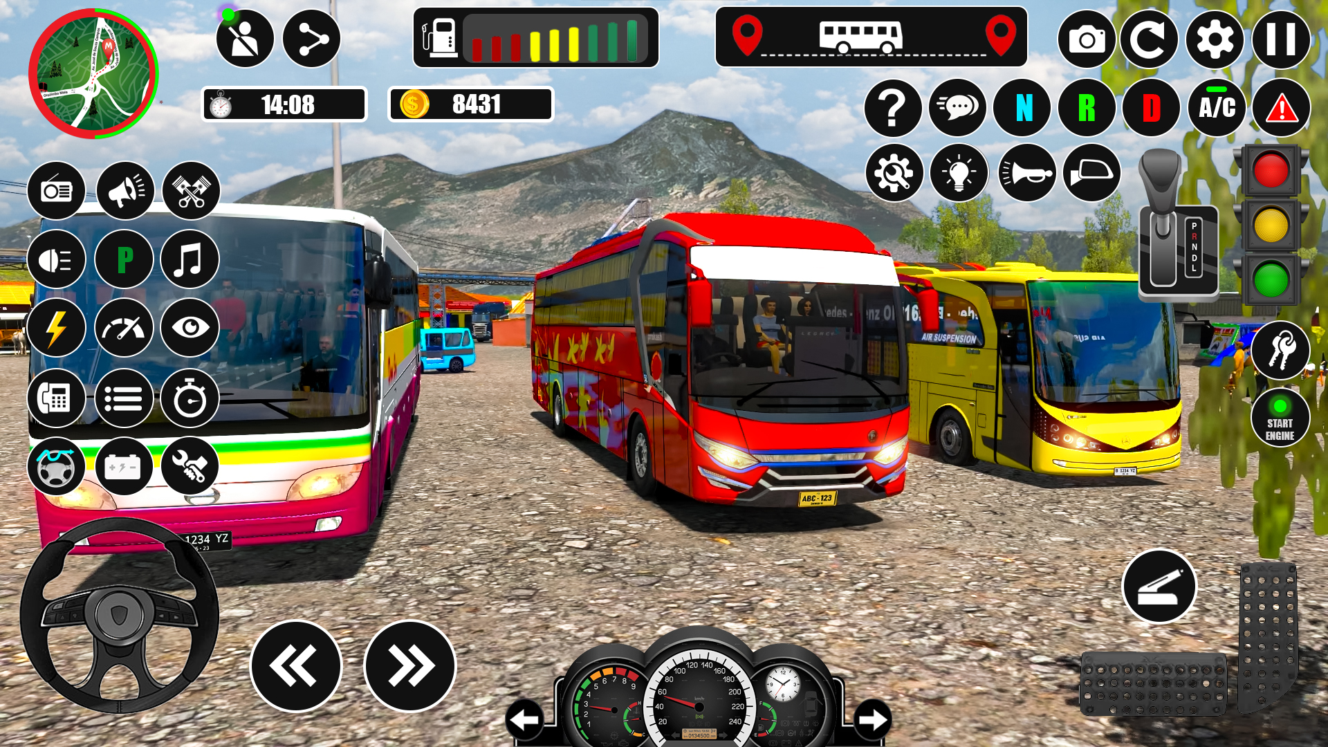 اسکرین شات 6 بازی Offroad Coach Bus Simulator 3D