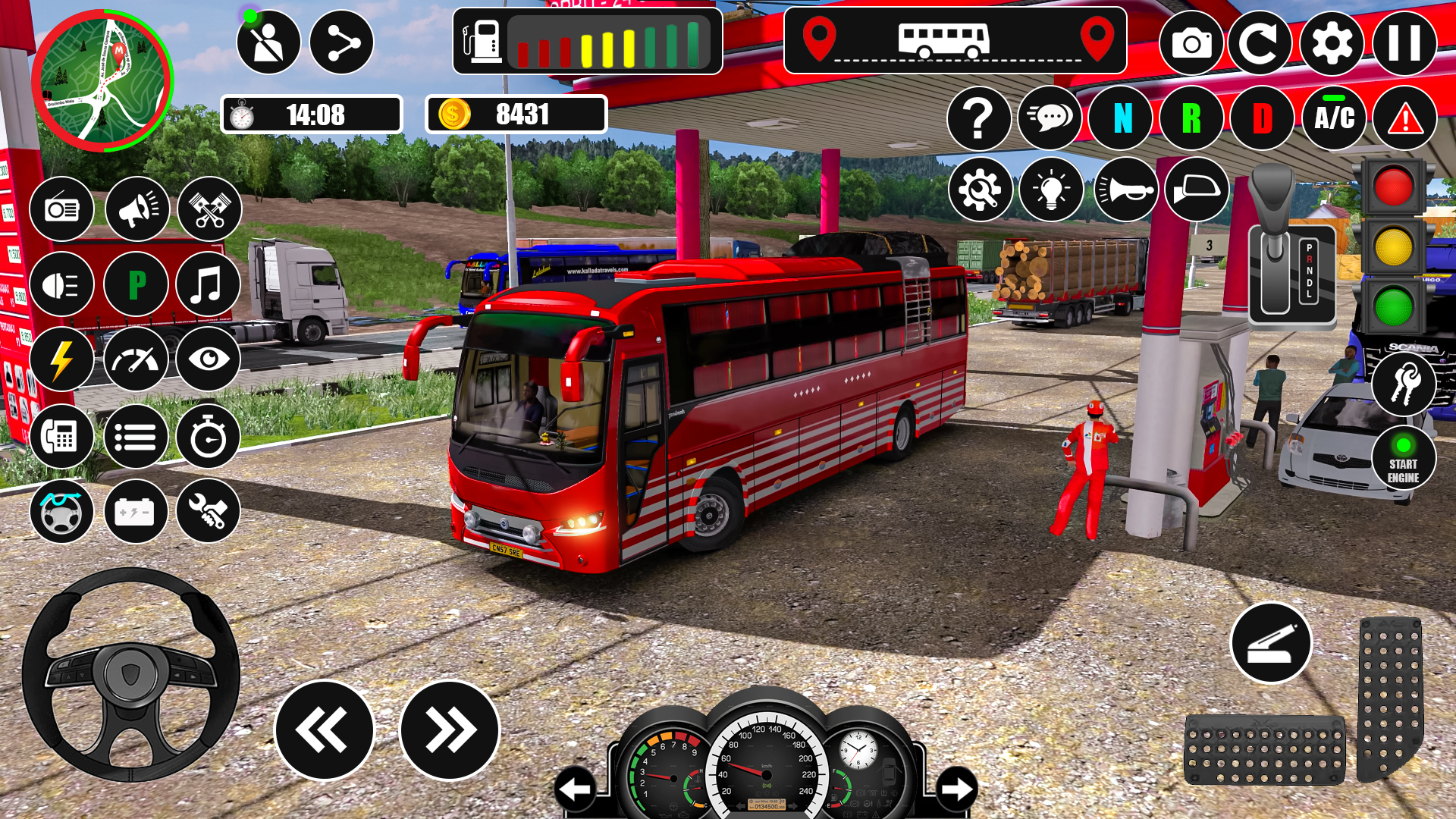 اسکرین شات 5 بازی Offroad Coach Bus Simulator 3D