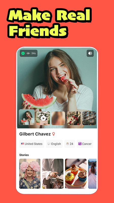 اسکرین شات 4 برنامه HOLLA - Live Video Call