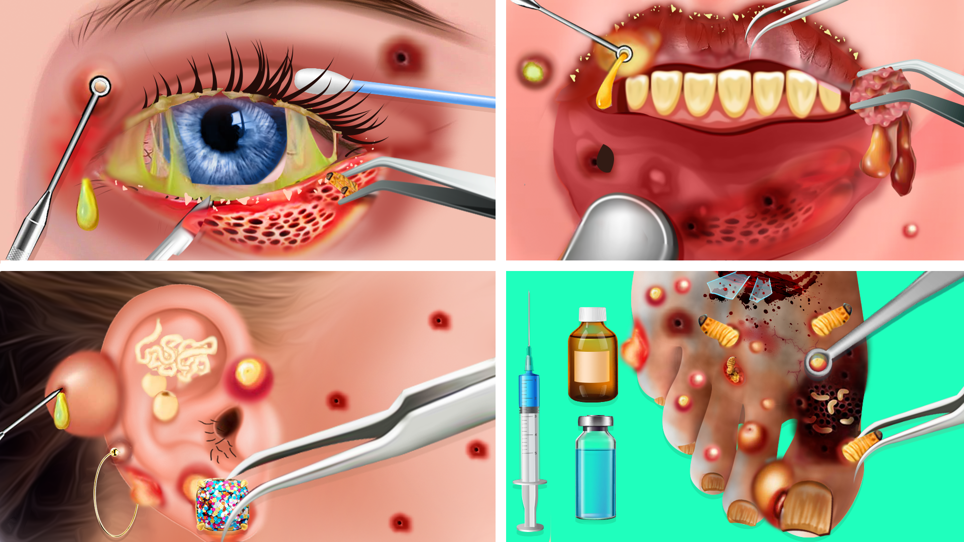 اسکرین شات 3 بازی Eye Art ASMR-DIY Makeup Games