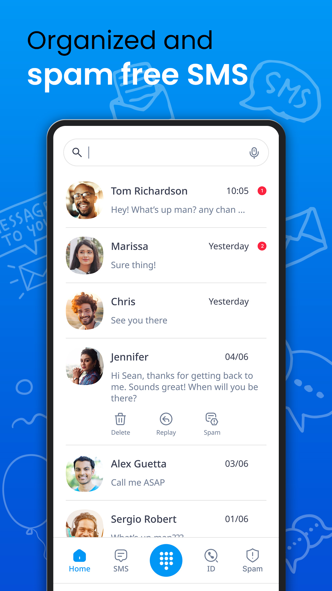 اسکرین شات 6 برنامه Eyecon Caller ID & Spam Block