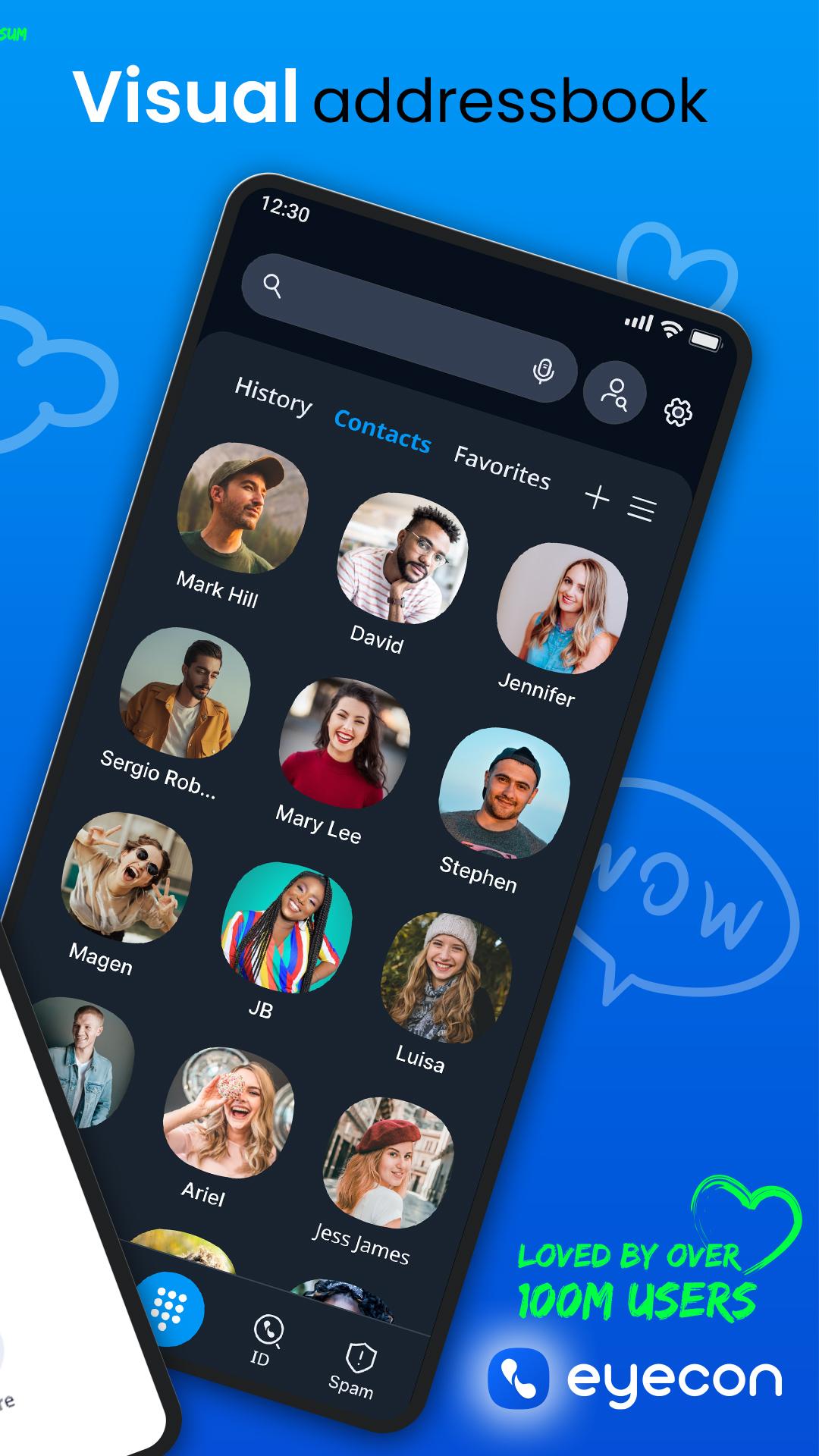 اسکرین شات 2 برنامه Eyecon Caller ID & Spam Block