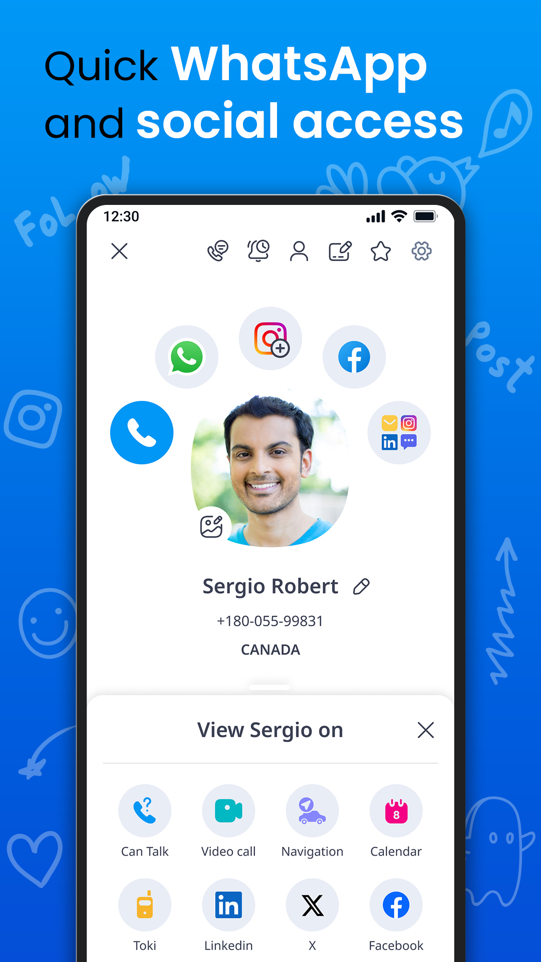 اسکرین شات 4 برنامه Eyecon Caller ID & Spam Block
