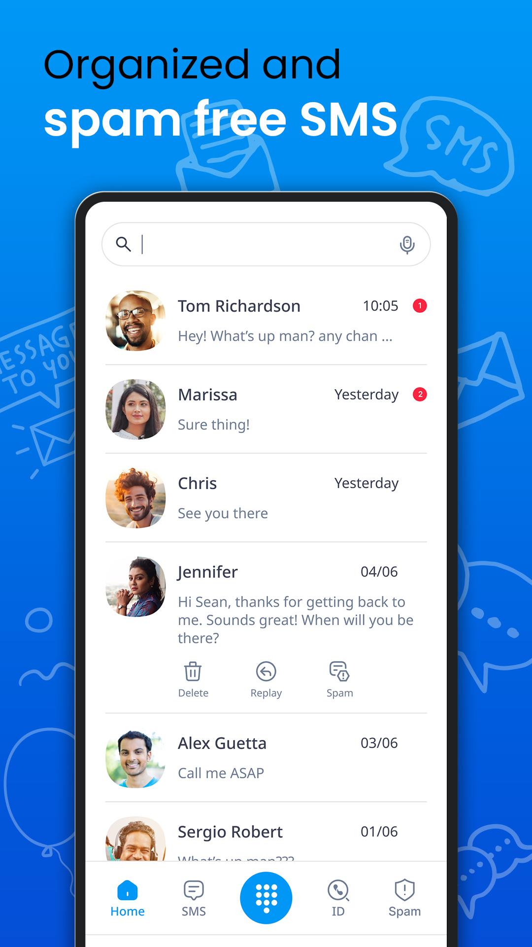 اسکرین شات 6 برنامه Eyecon Caller ID & Spam Block