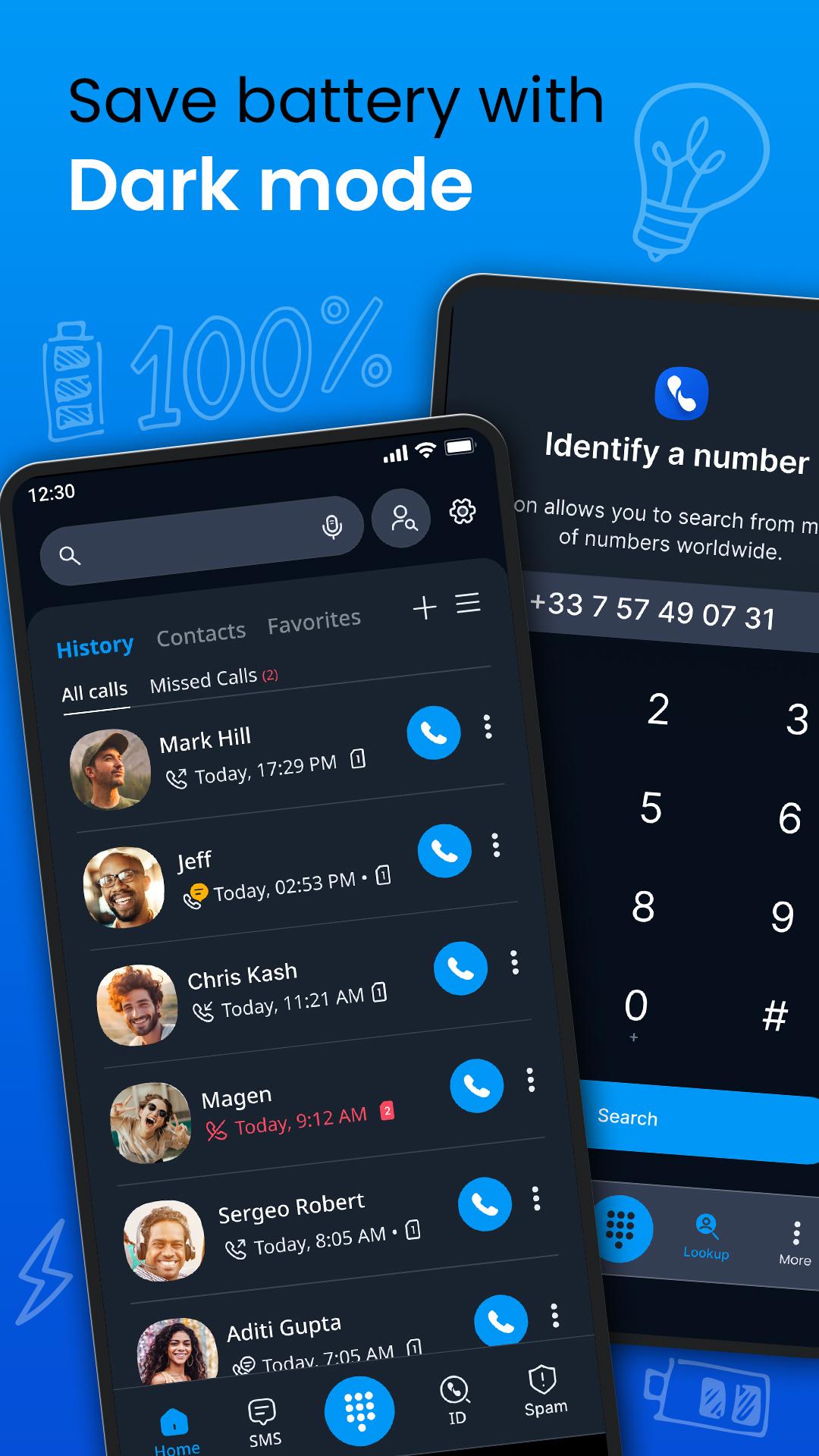 اسکرین شات 8 برنامه Eyecon Caller ID & Spam Block