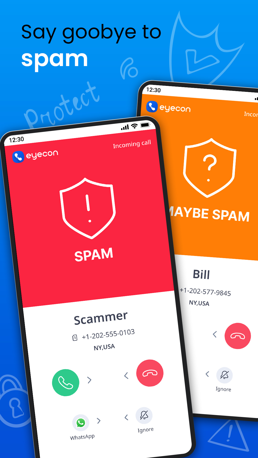 اسکرین شات 3 برنامه Eyecon Caller ID & Spam Block