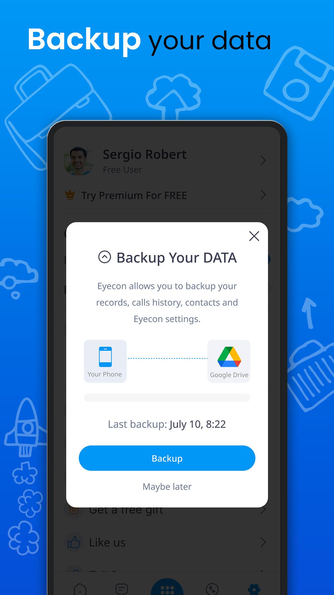 اسکرین شات 7 برنامه Eyecon Caller ID & Spam Block