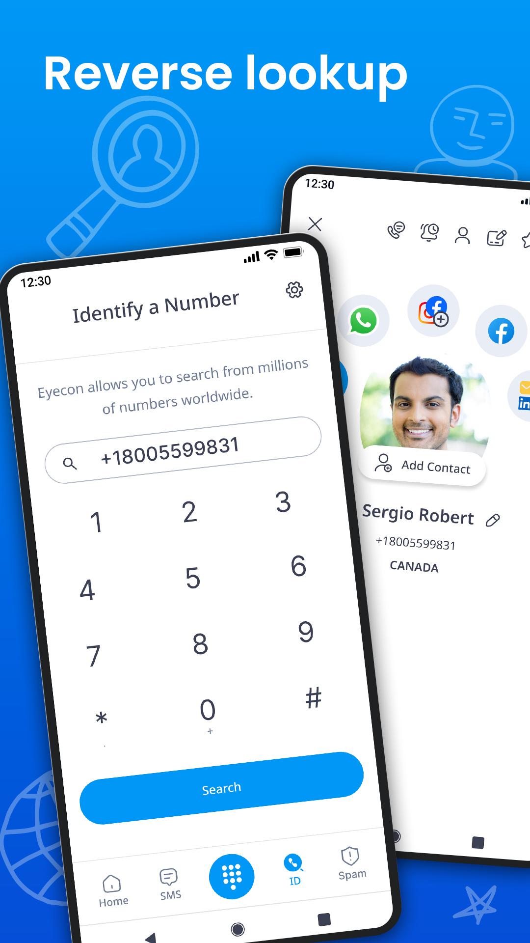 اسکرین شات 5 برنامه Eyecon Caller ID & Spam Block