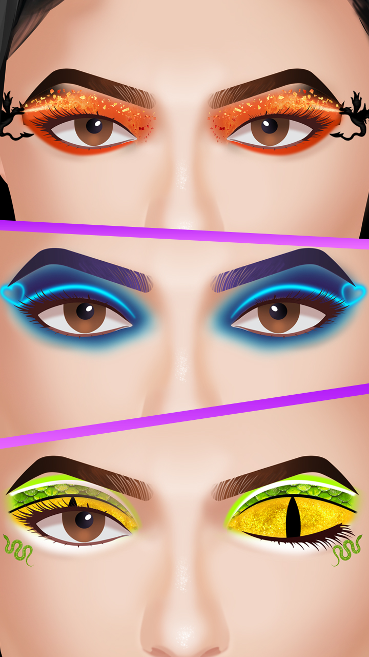 اسکرین شات 3 بازی Eye Makeup Art Salon