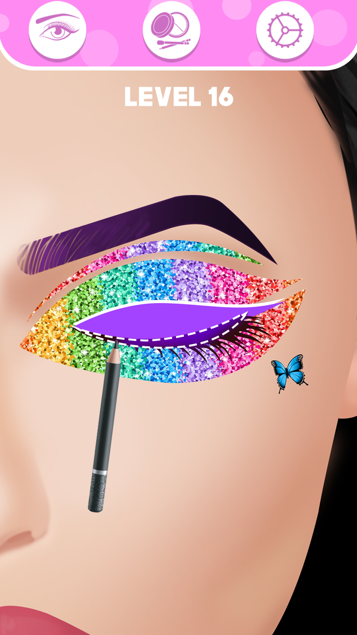 اسکرین شات 4 بازی Eye Makeup Art Salon