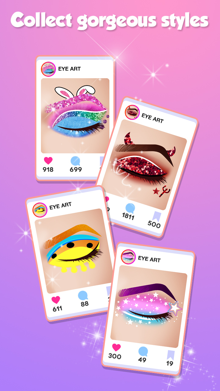 اسکرین شات 2 بازی Eye Makeup Art Salon