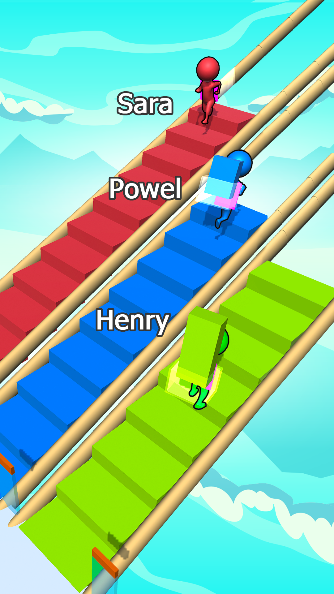 اسکرین شات 3 بازی Bridge Money Rush Run Race 3D