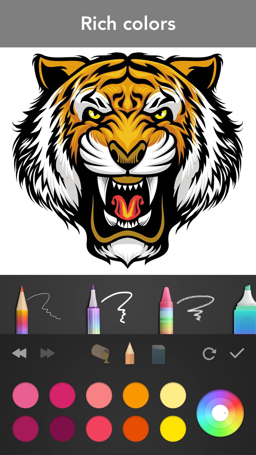 اسکرین شات 6 بازی Animal Coloring Book