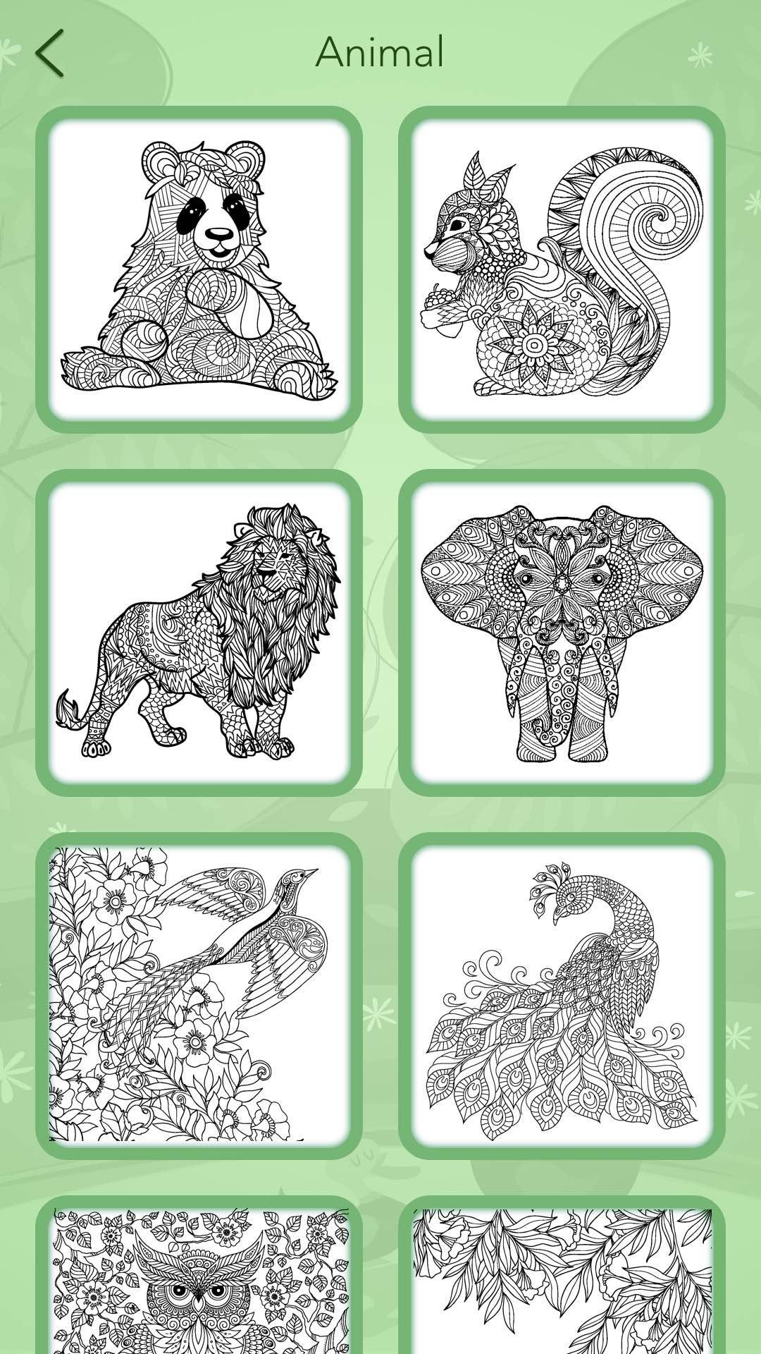 اسکرین شات 8 بازی Animal Coloring Book