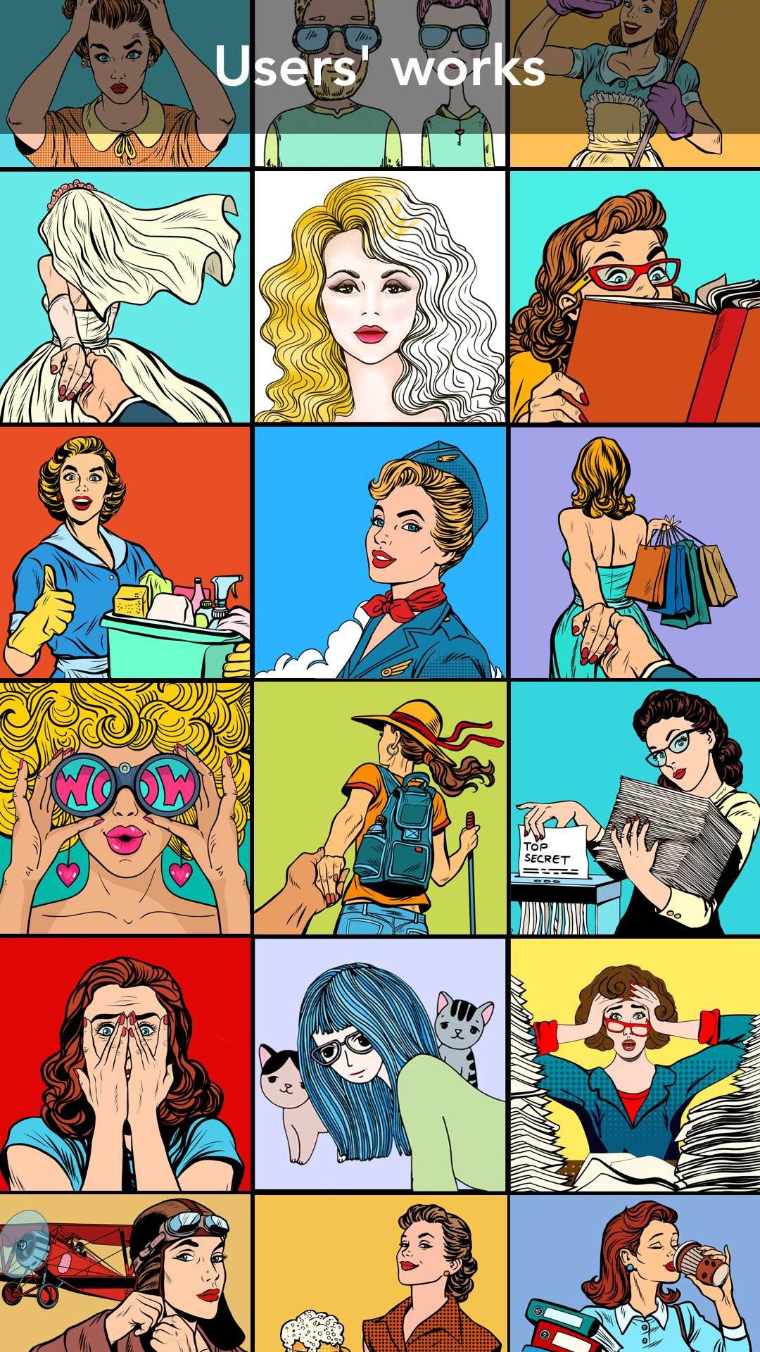 اسکرین شات 3 بازی Girls Coloring Book
