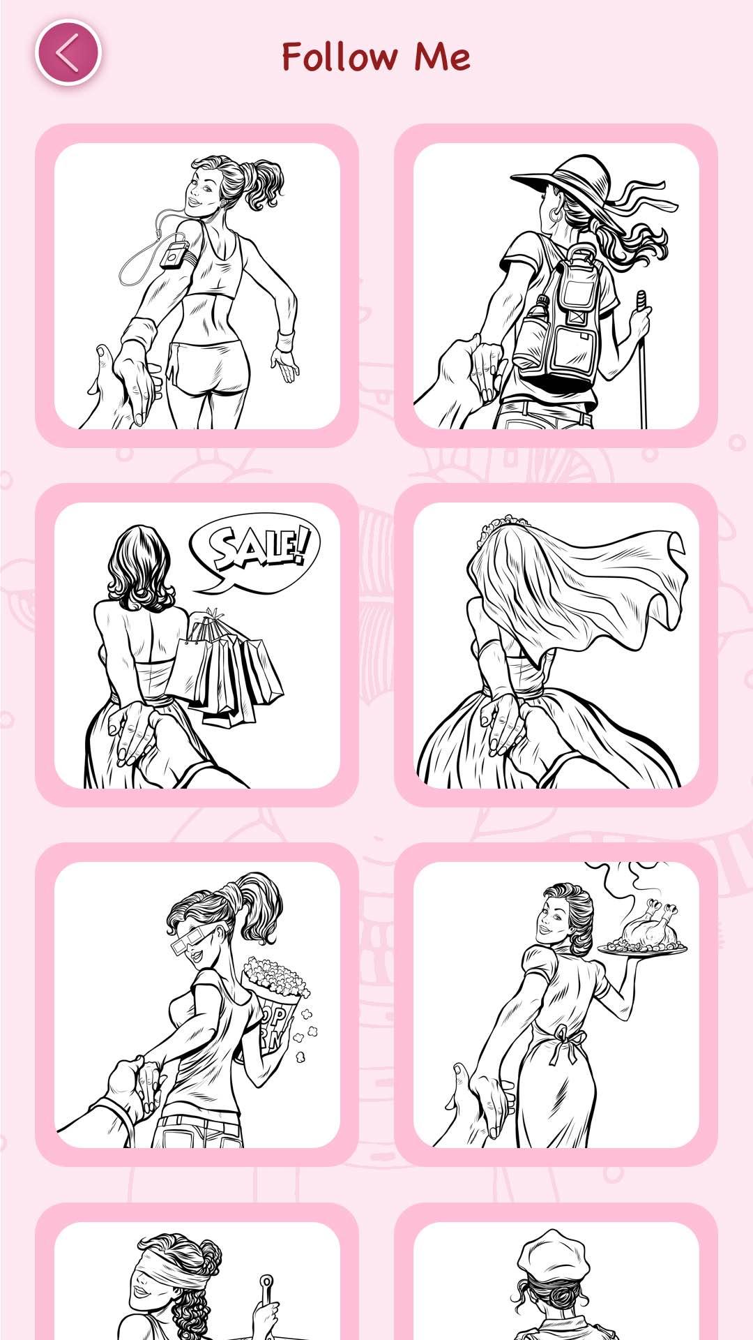 اسکرین شات 8 بازی Girls Coloring Book