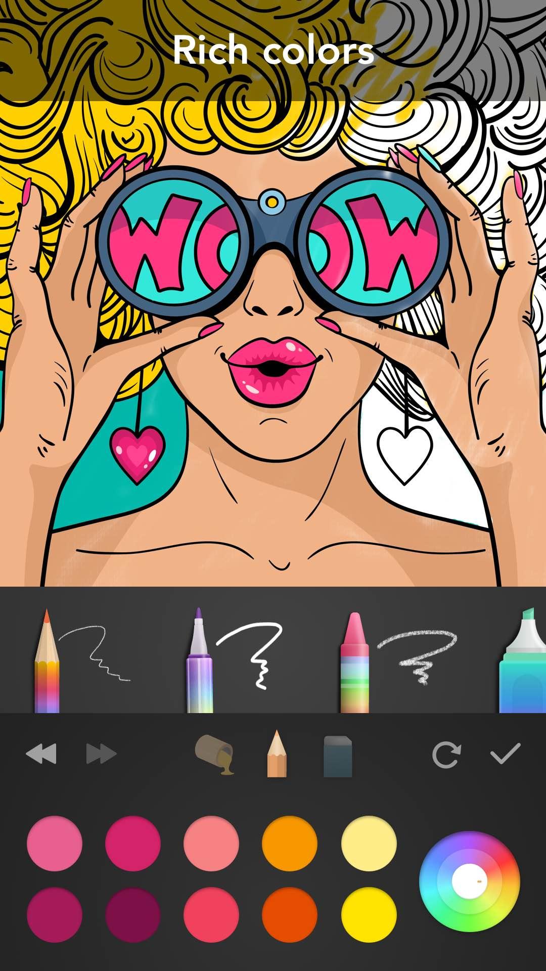 اسکرین شات 1 بازی Girls Coloring Book
