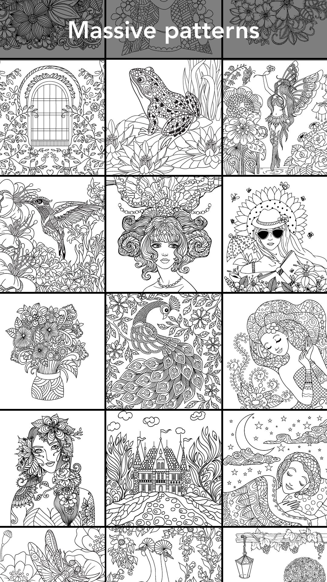 اسکرین شات 6 برنامه Garden Coloring Book