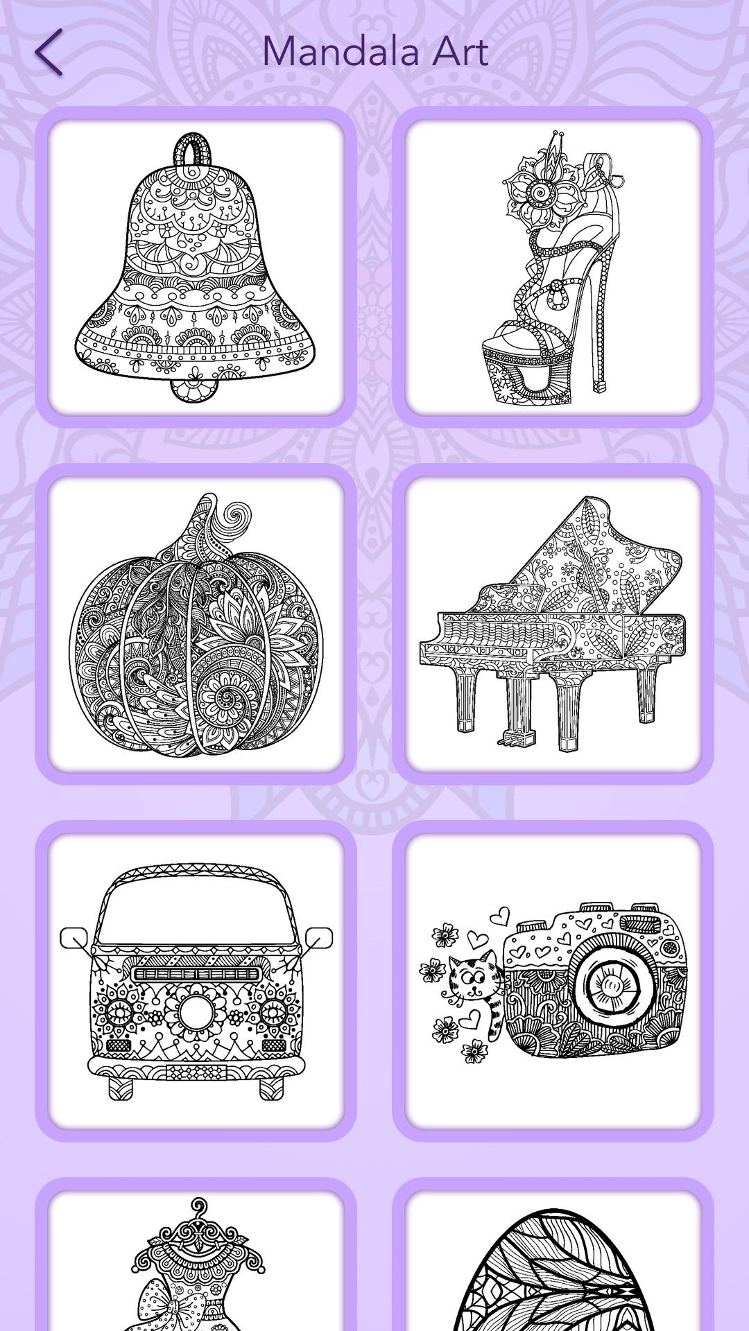 اسکرین شات 7 بازی Mandala Coloring Book