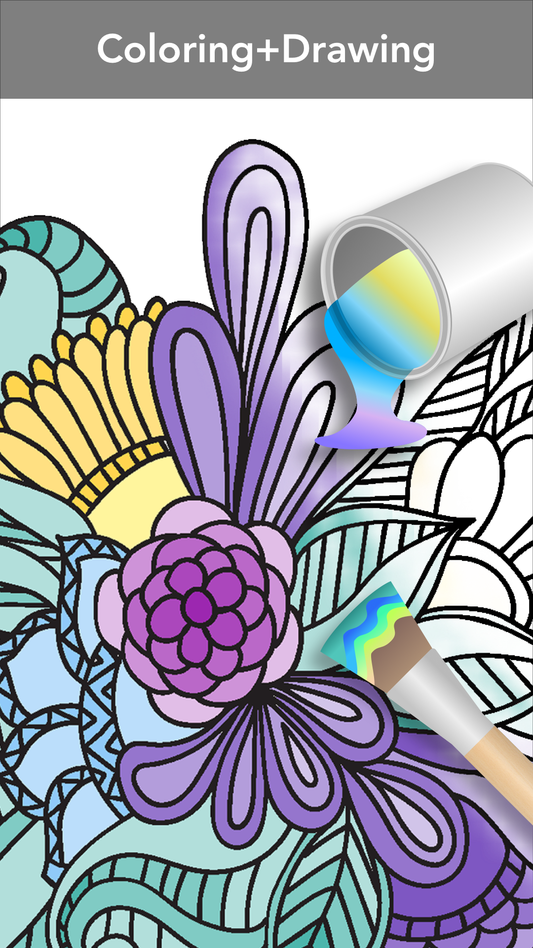 اسکرین شات 5 بازی Mandala Coloring Book