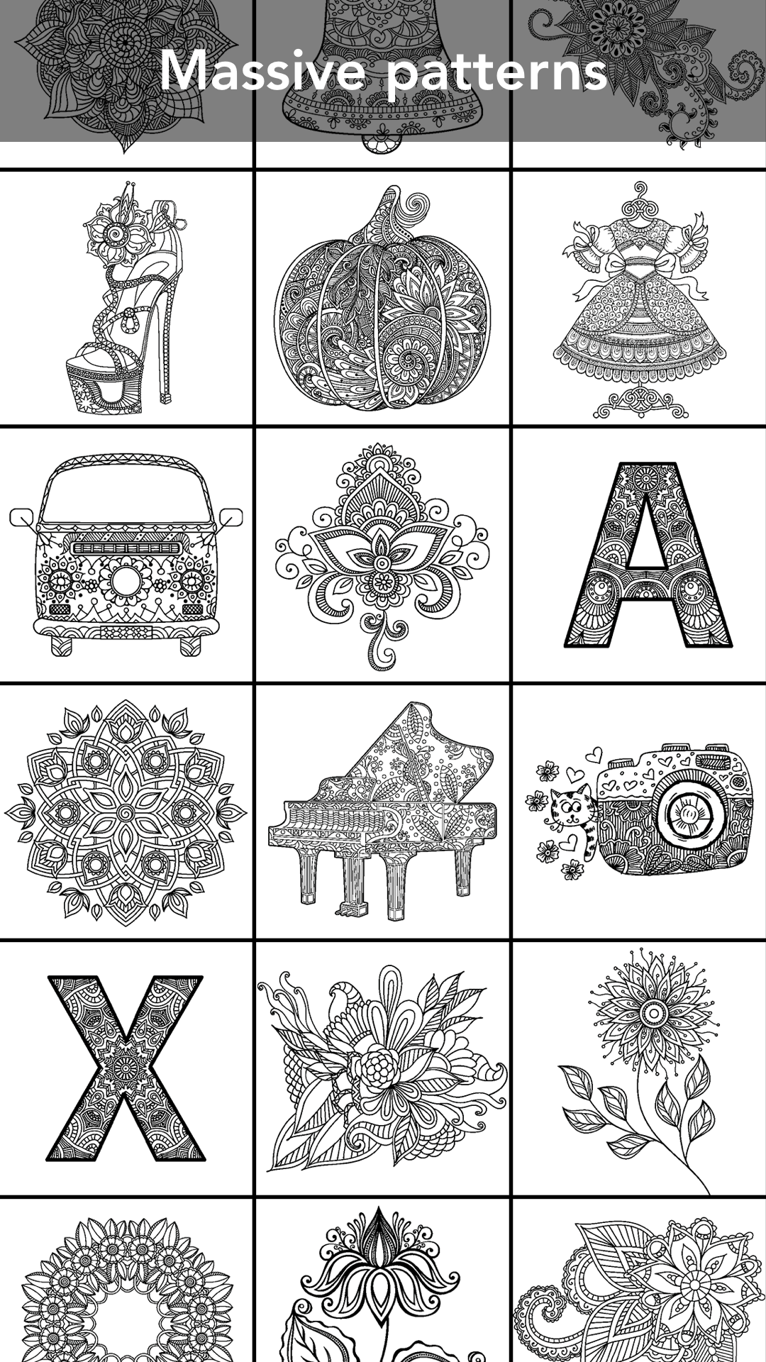 اسکرین شات 2 بازی Mandala Coloring Book