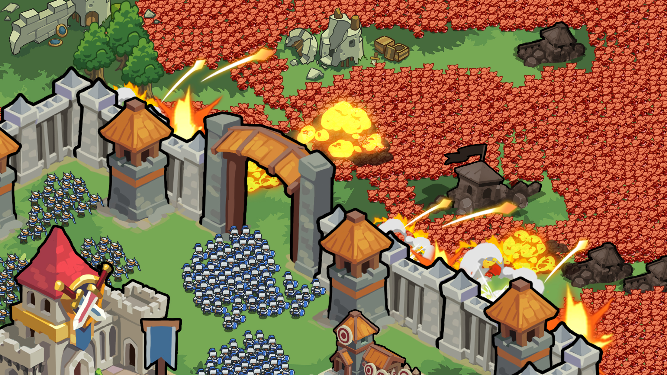 اسکرین شات 4 بازی Nighty Knight: Frontier War TD