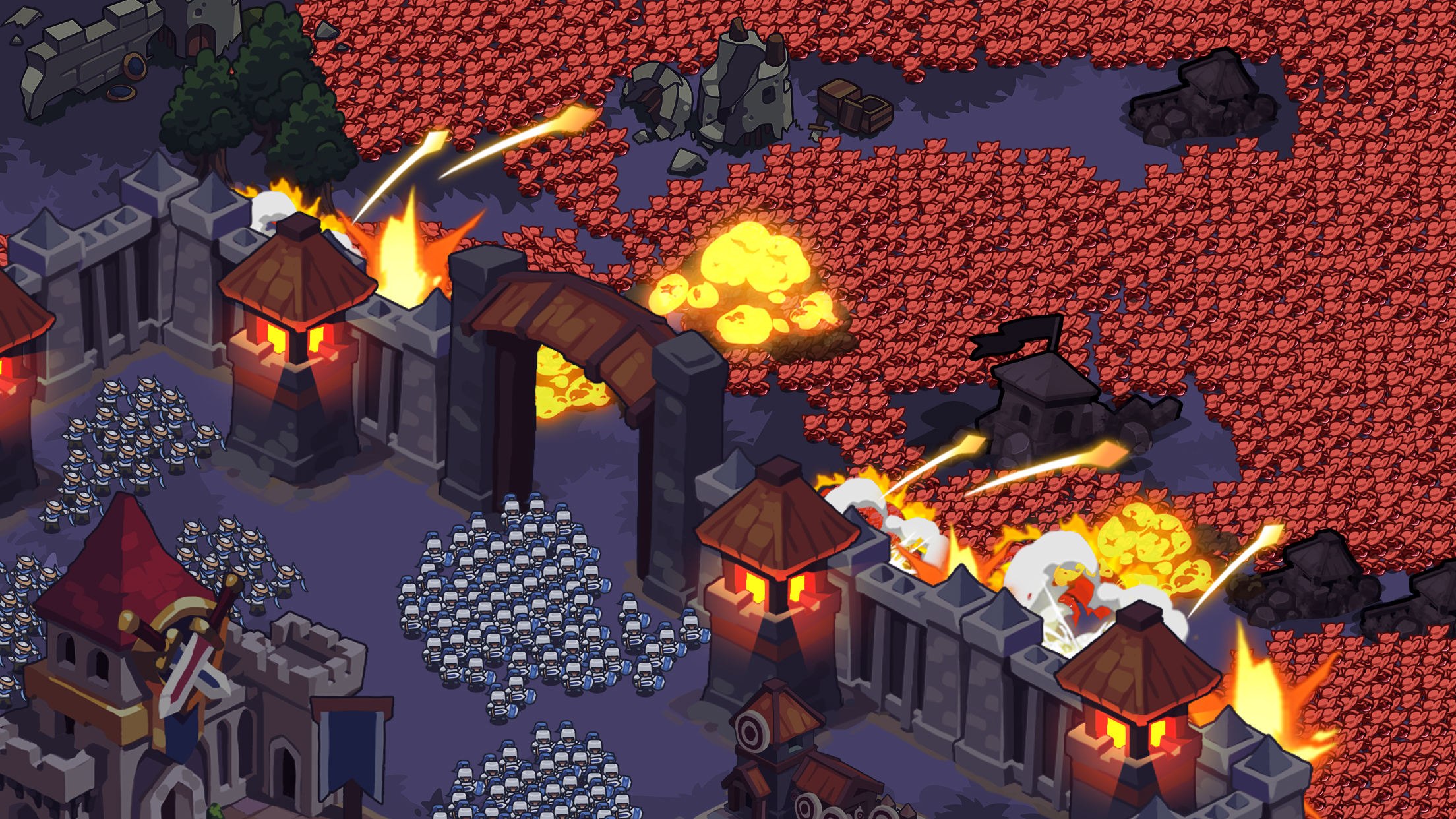 اسکرین شات 4 بازی Nighty Knight: Frontier War TD