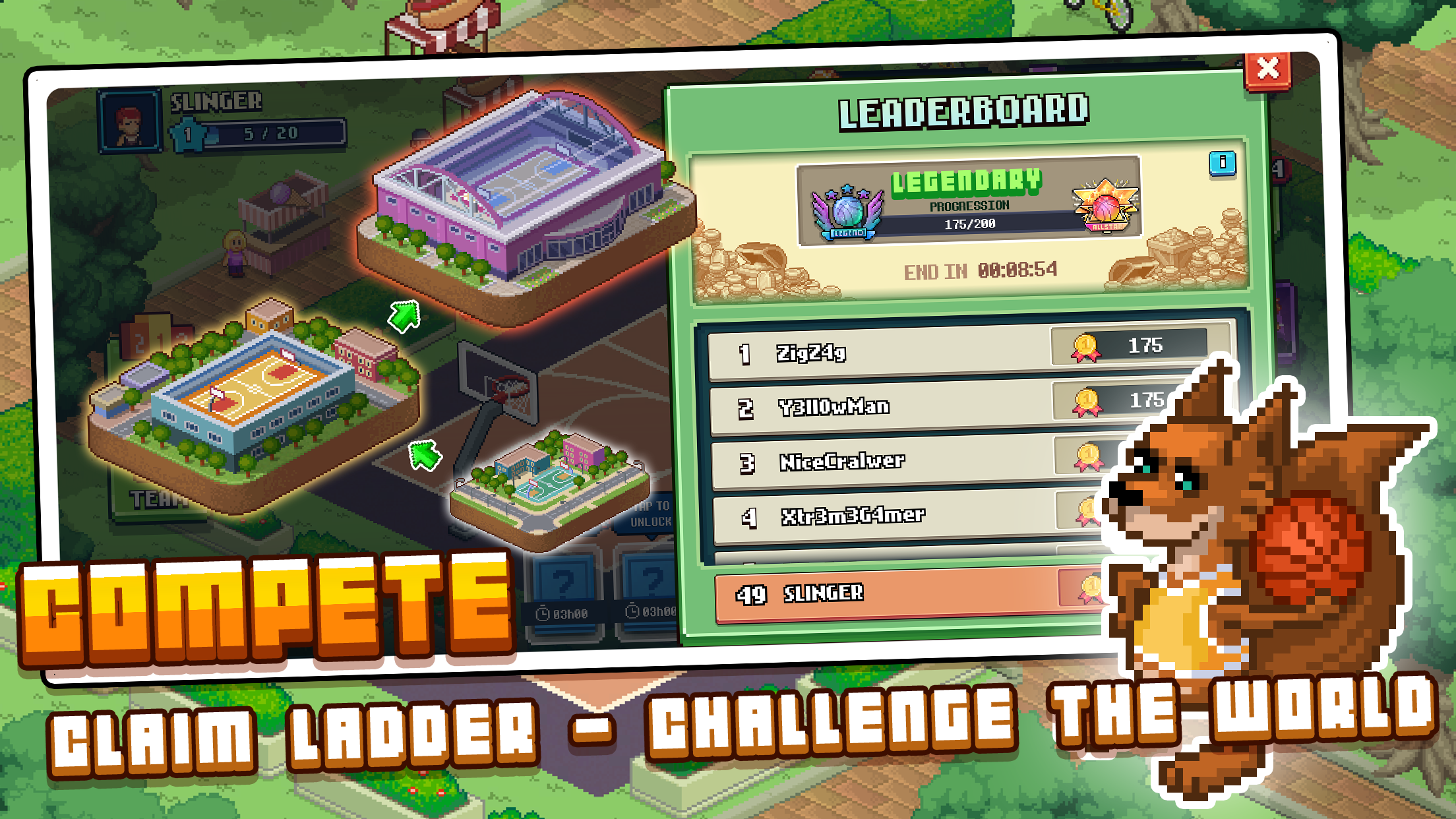 اسکرین شات بازی Pixel Basketball: Multiplayer 4