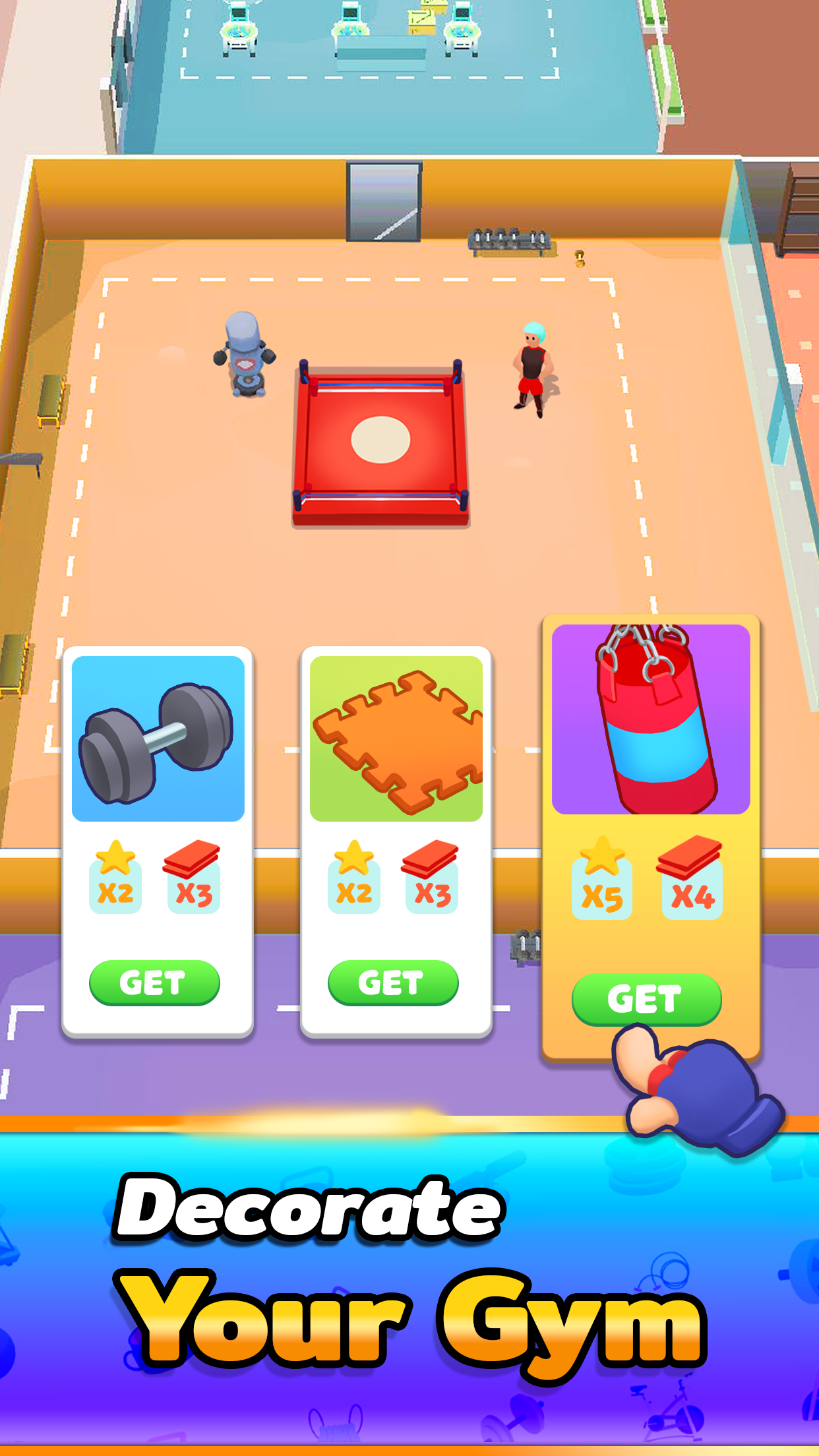 اسکرین شات 2 بازی Idle Boxing Tycoon: Gym Empire