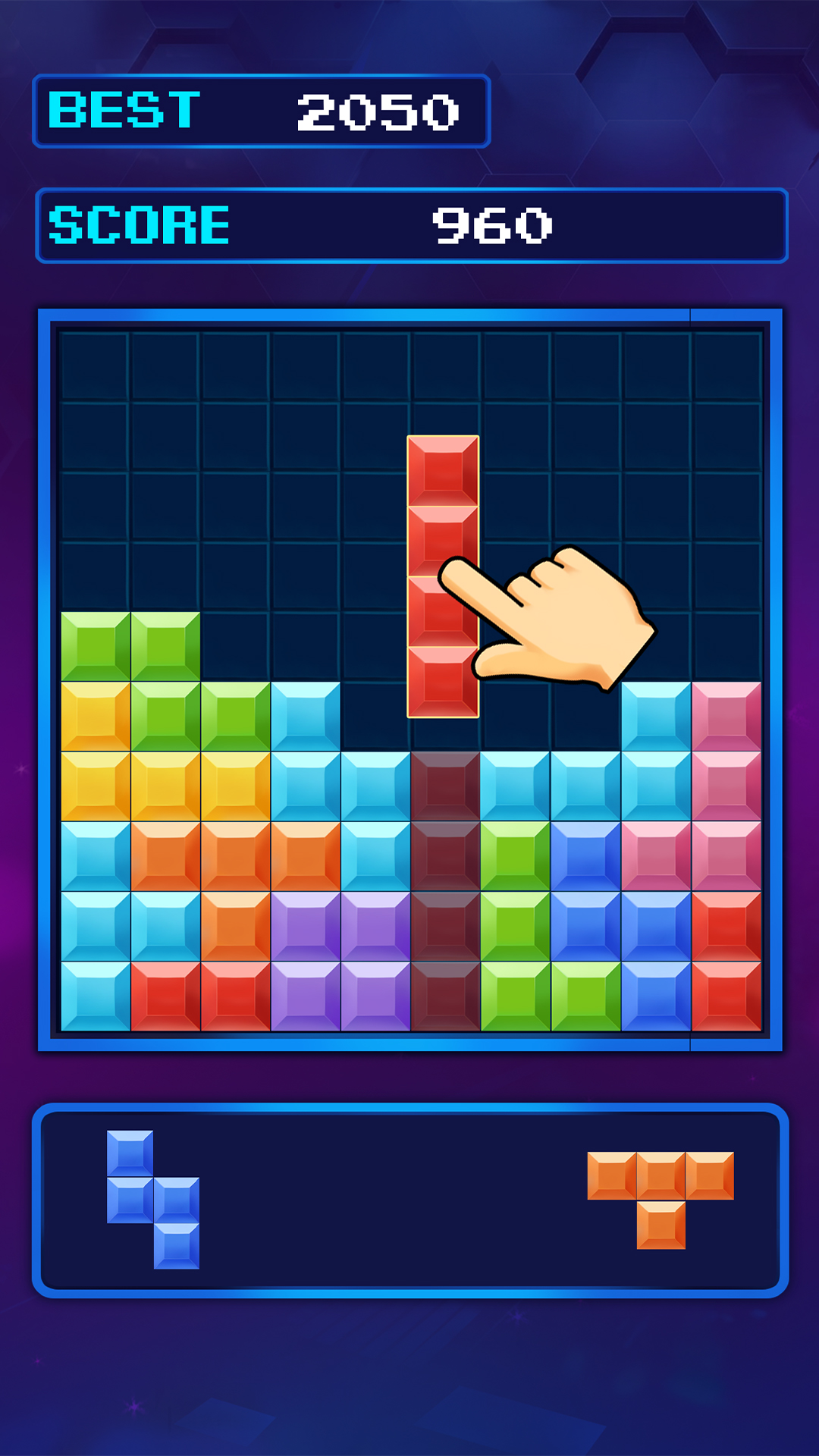 اسکرین شات 3 بازی Block Puzzle Brick 1010